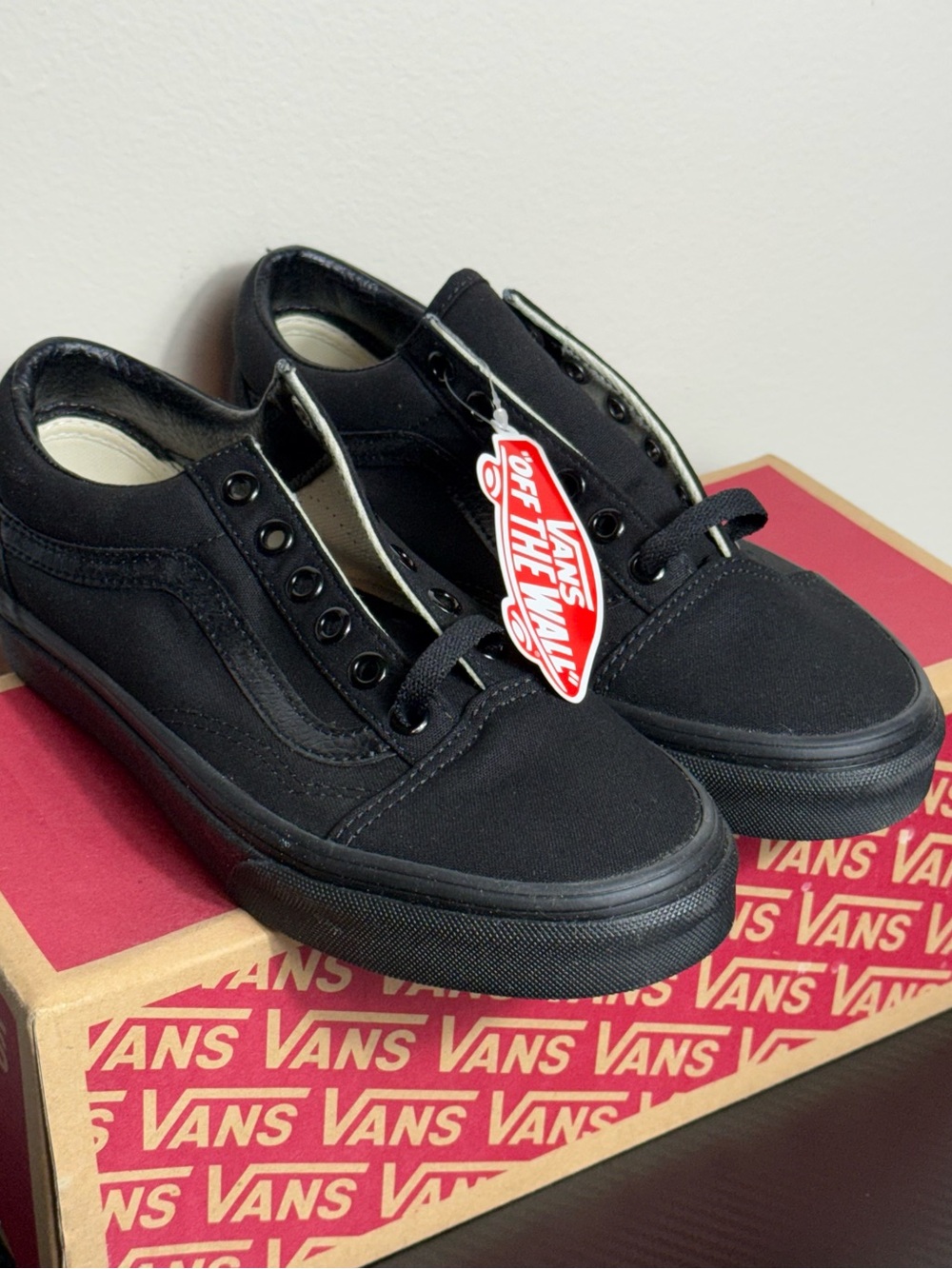 Vans Old Skool Black Black Men’s 5 Women’s 6.5 Sneakers VN000D3HBKA New